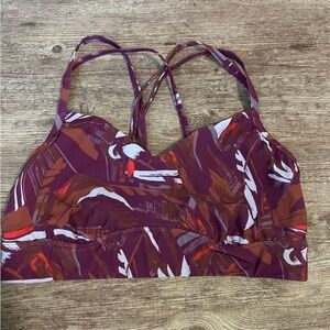 All In Motion Printed Sports Bra Bralette Size Extra Large